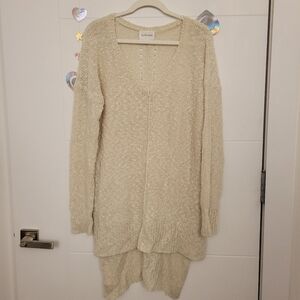 Cottagecore Cream Knit Cardigan